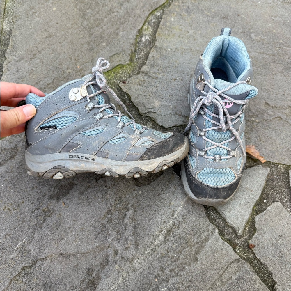 Kids Merrell Moab 3 Mid Waterproof Boot Size 1
